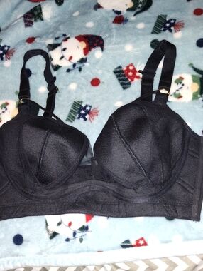 Black Longline Support Bra – Women Intimates & Sleepwear